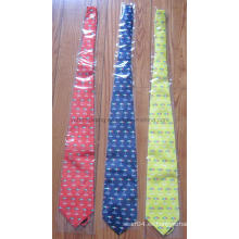 Corbata de seda de la impresión de los hombres de la promoción